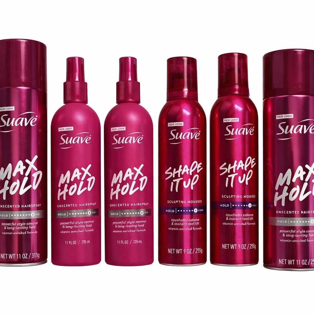 Suave Max Hold & Shape It Up Hair Styling Set Lot of 6